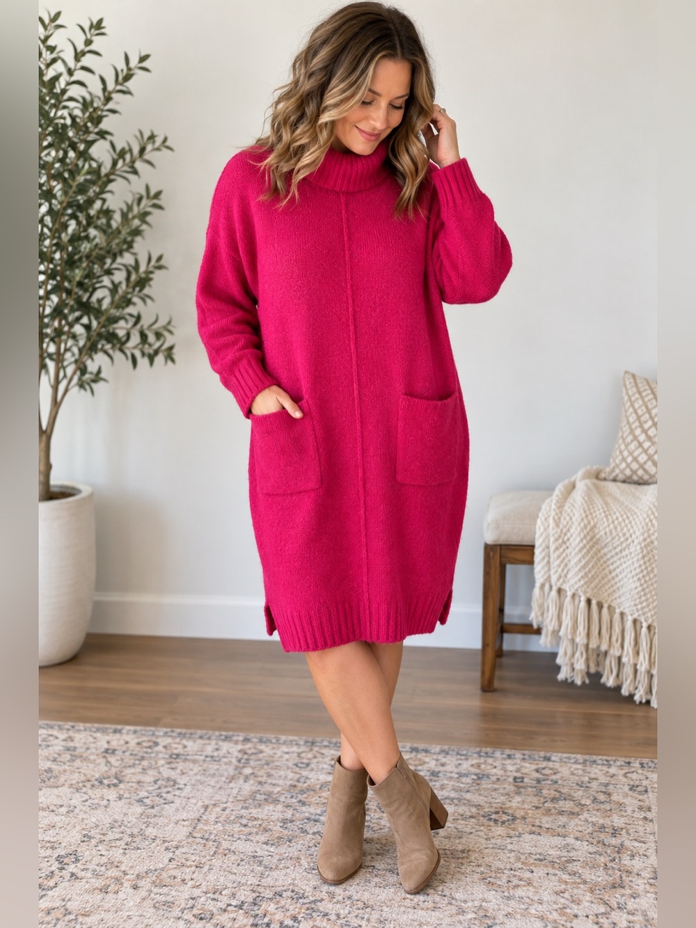 Dreamers by Debut Women’s Sweater Dress – Size M/L – NWT